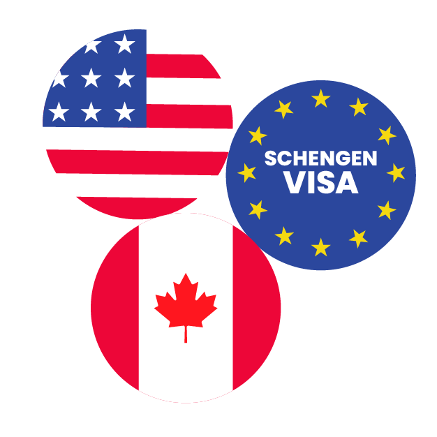 USA CANADA & Sehenzen Countries